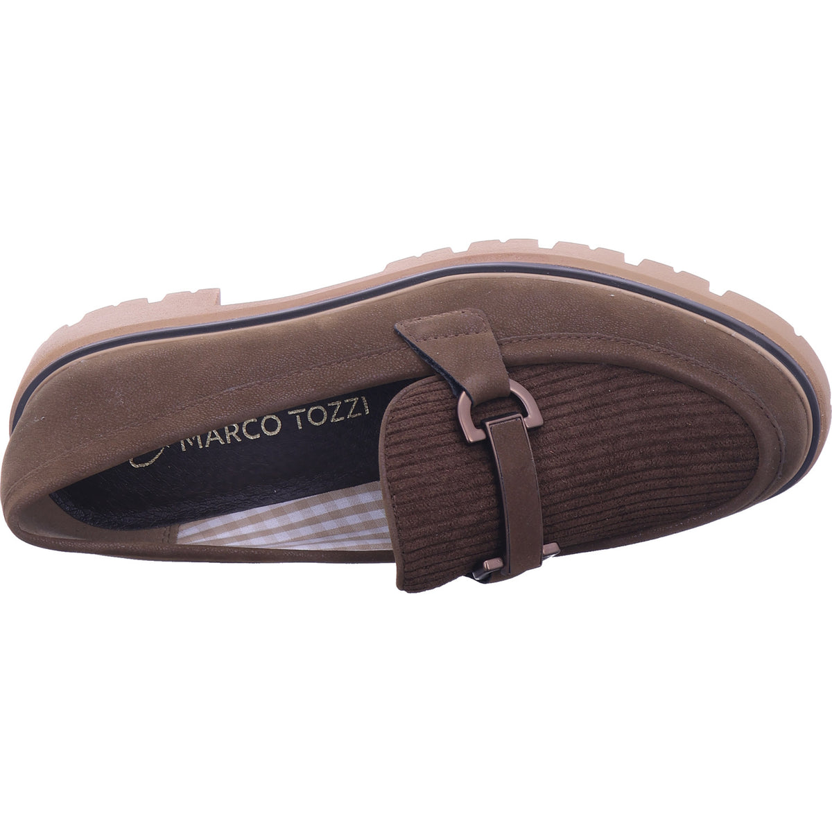 Marco Tozzi Damen Slipper  in braun