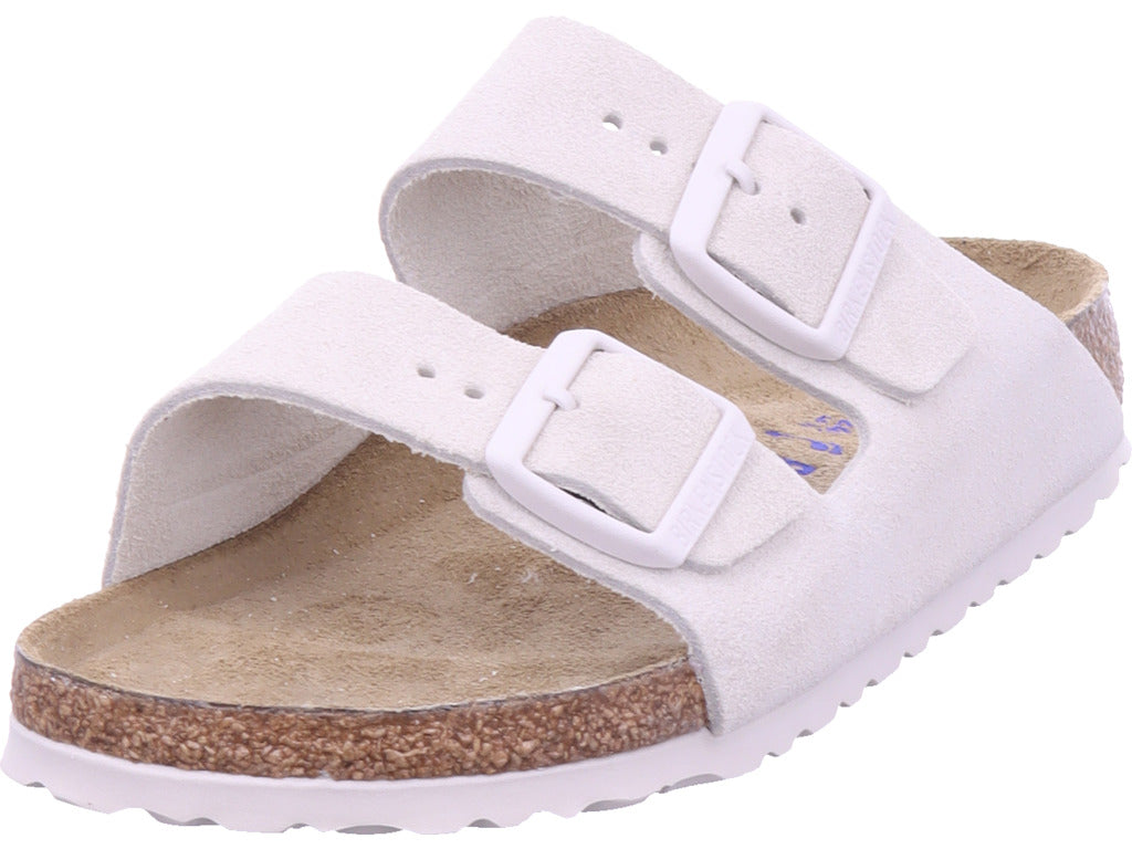 Birkenstock Women's Mule Arizona Soft Footbed in White
