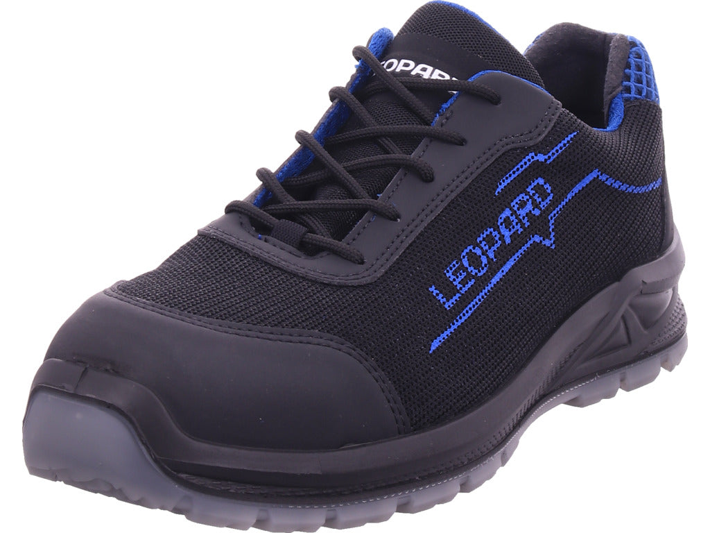 Leopard Herren Arbeitsschuh  in schwarz