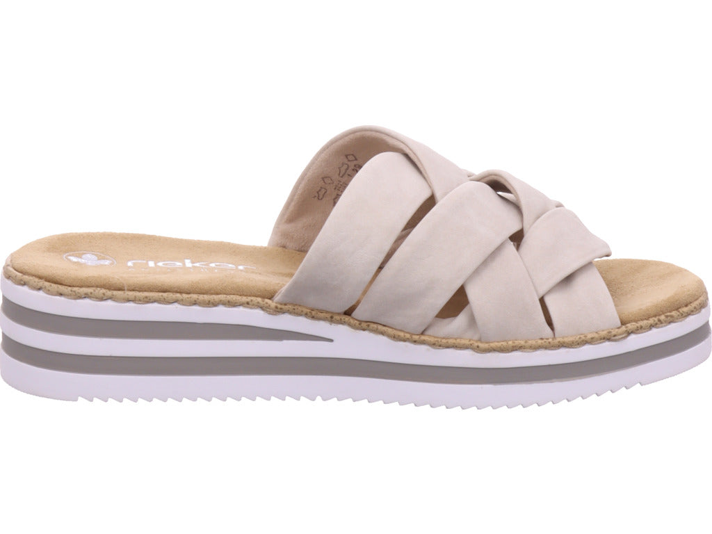 Rieker Women's Mule Fsk Women's Sandals in beige