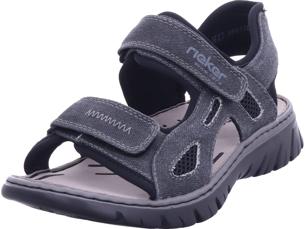 Rieker Herren  Fsk Herren Sandalen in grau