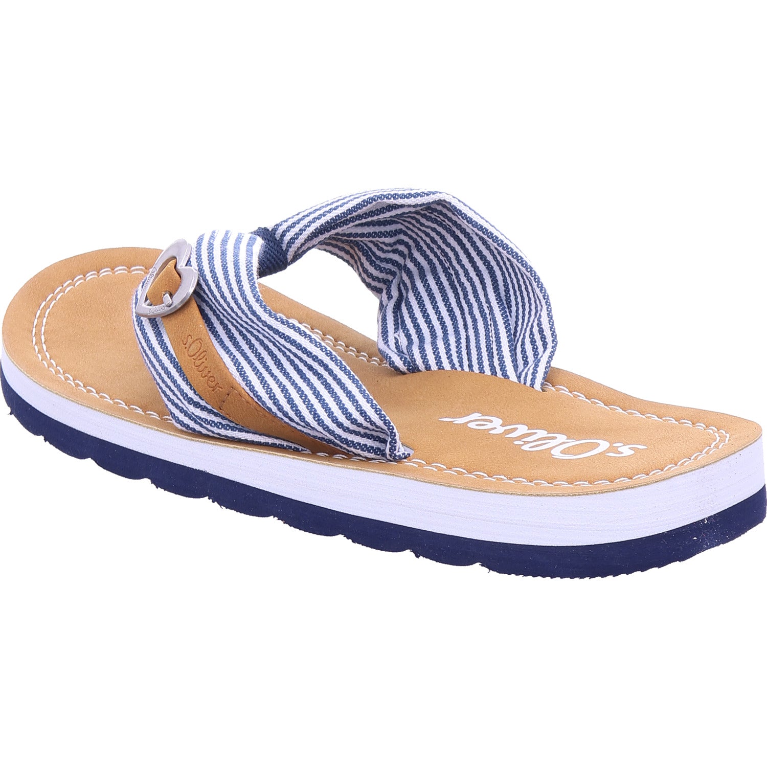 s.Oliver Damen Pantolette  in blau