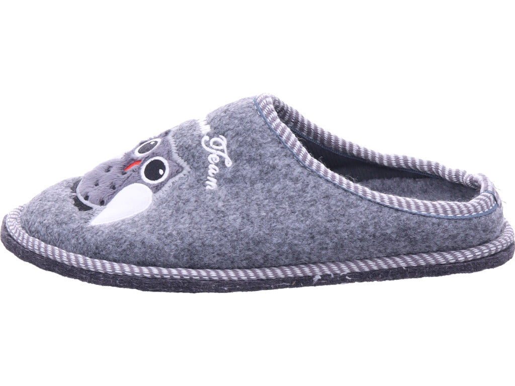 Becker Damen Slipper Bordo/Grey in sonstige
