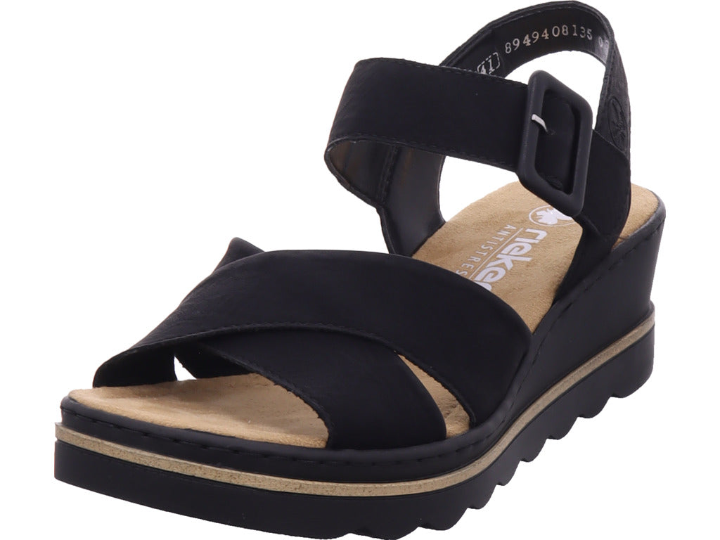 Rieker Women's Sandals Fsk Women's Sandals in black