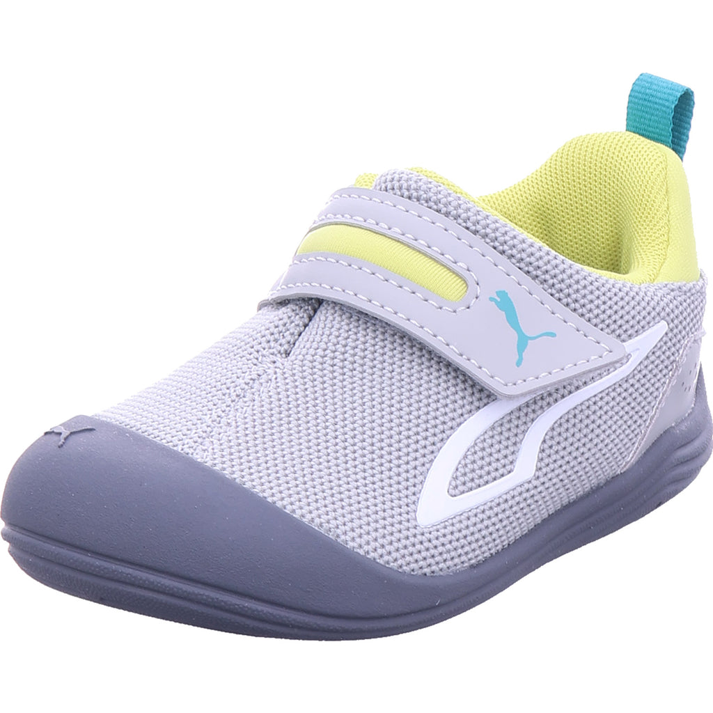 Puma Unisex - Kinder Lauflernschuh Kitten Mesh V Inf in grau
