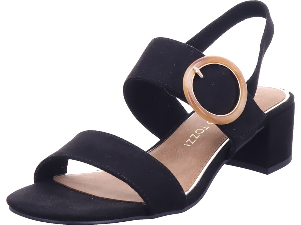 Marco Tozzi Damen Sandale  in schwarz
