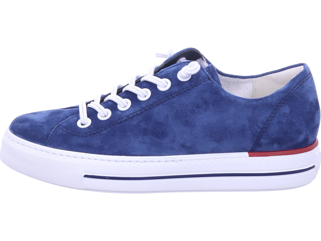 Paul Green Damen Sneaker Blau in weiß