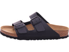 Birkenstock Herren Pantolette Tieffußbett in schwarz