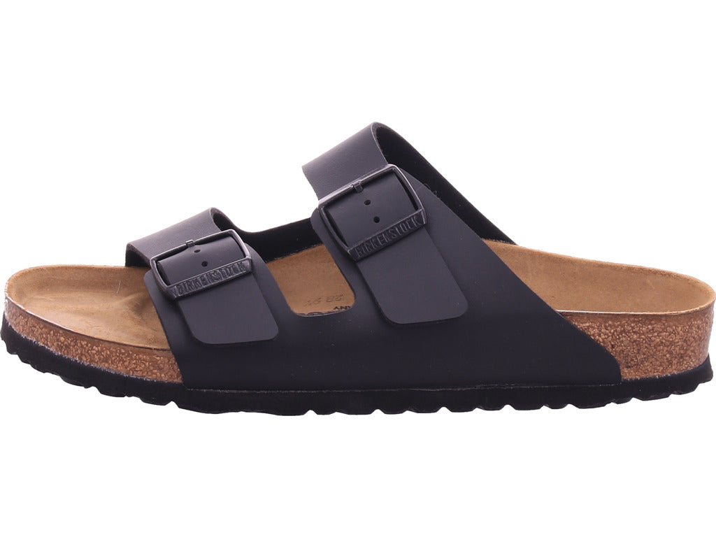 Birkenstock Men's Deep Footbed Sandal in Black