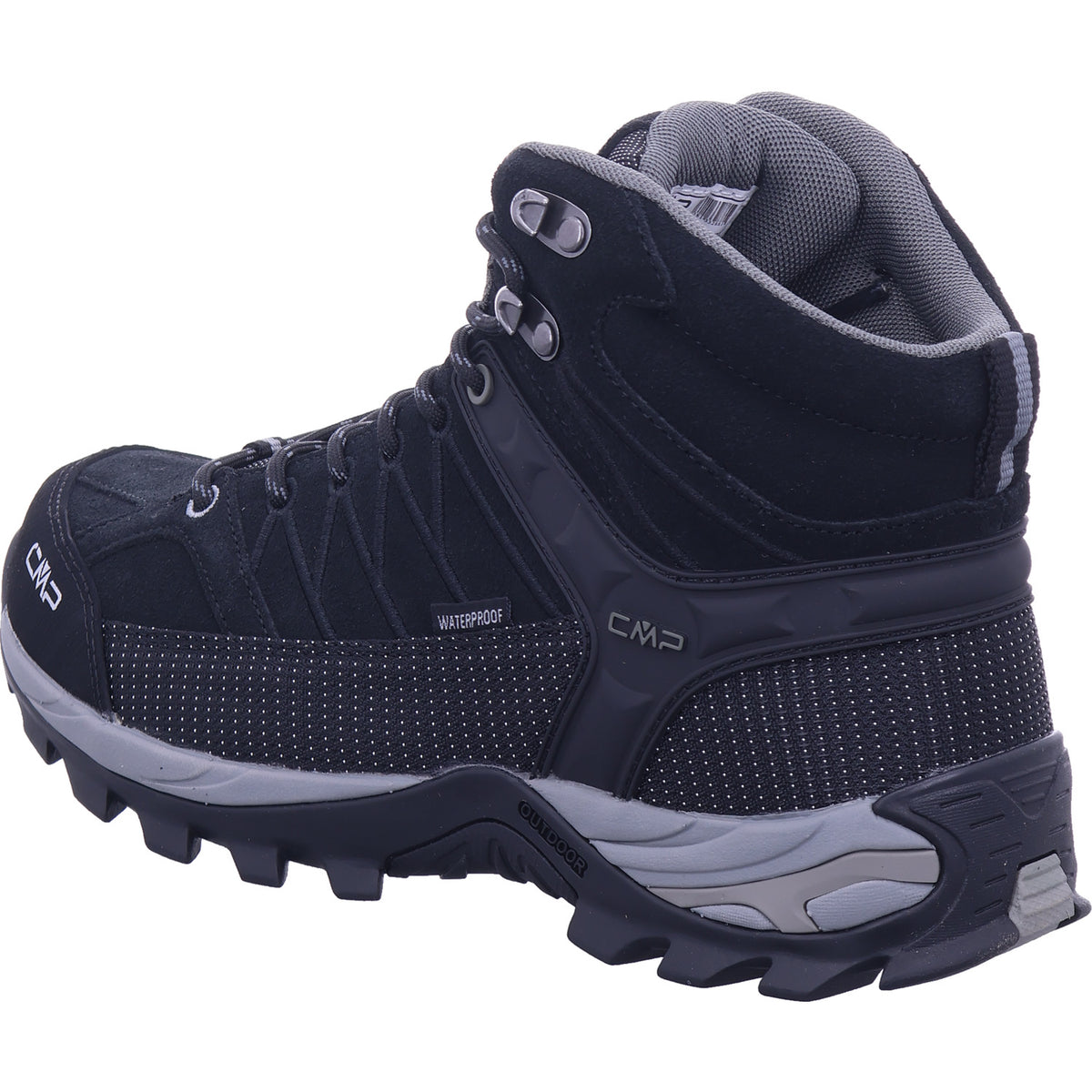 CMP Herren Wanderschuhe Rigel Mid Wp Trekking in schwarz