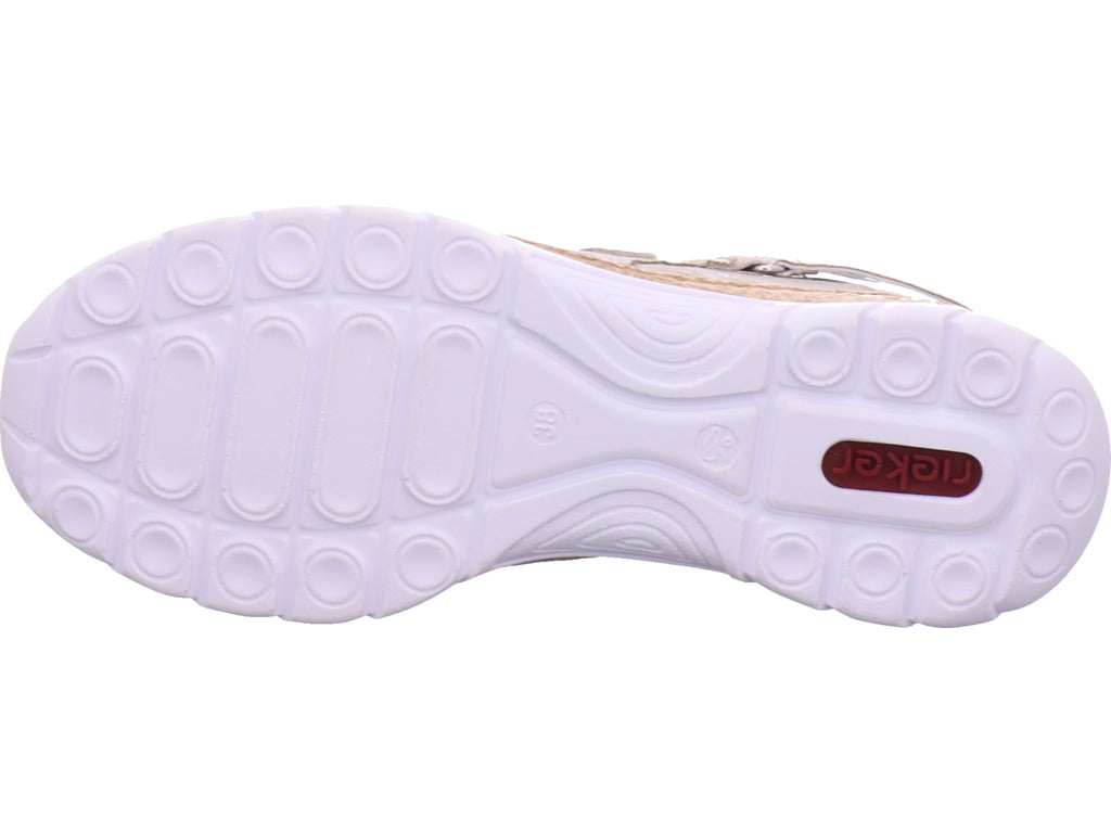 Rieker Women's Slipper Fsk Women's Slip-On Shoes in grey