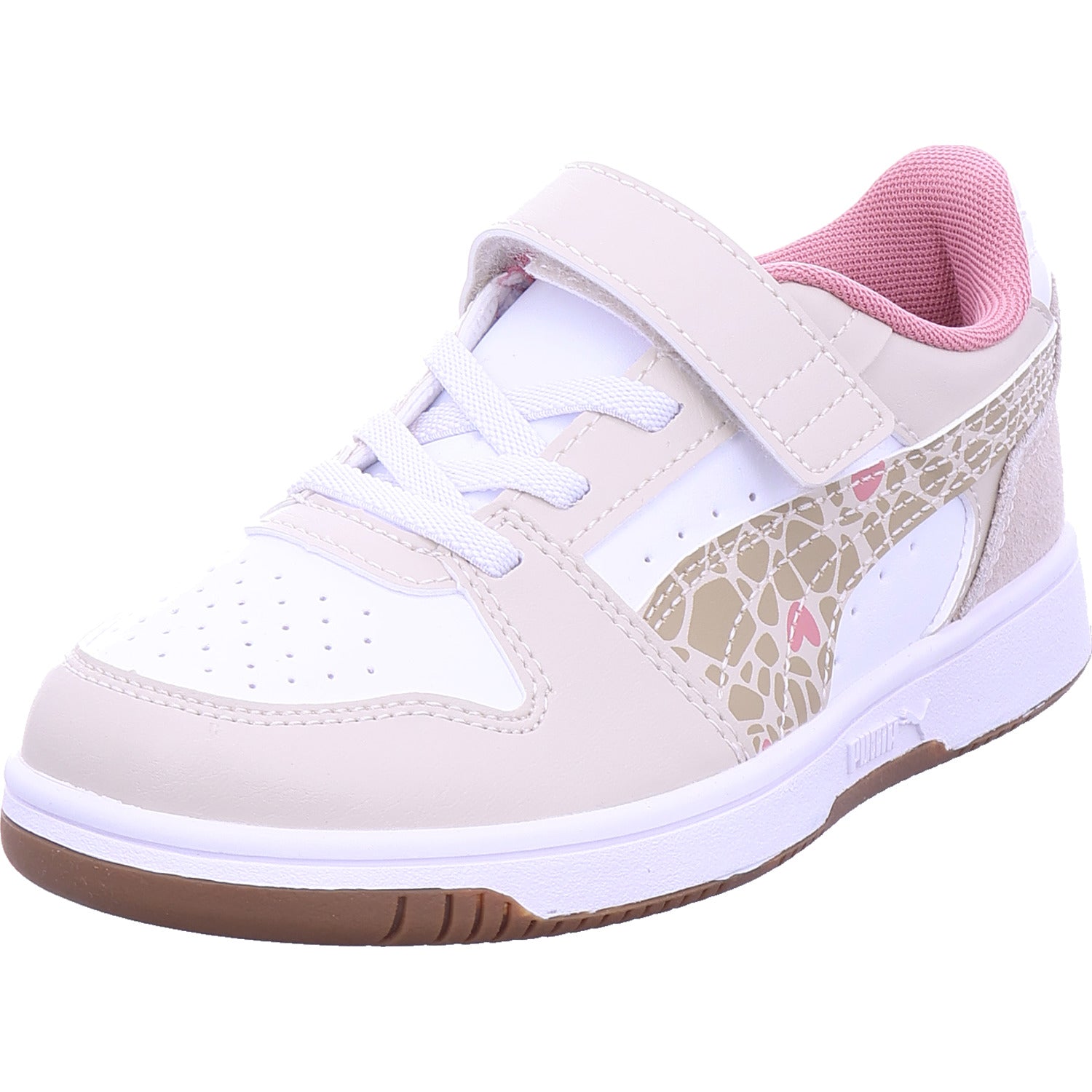 Puma Mädchen Sneaker Rebound V6 Lo W in beige