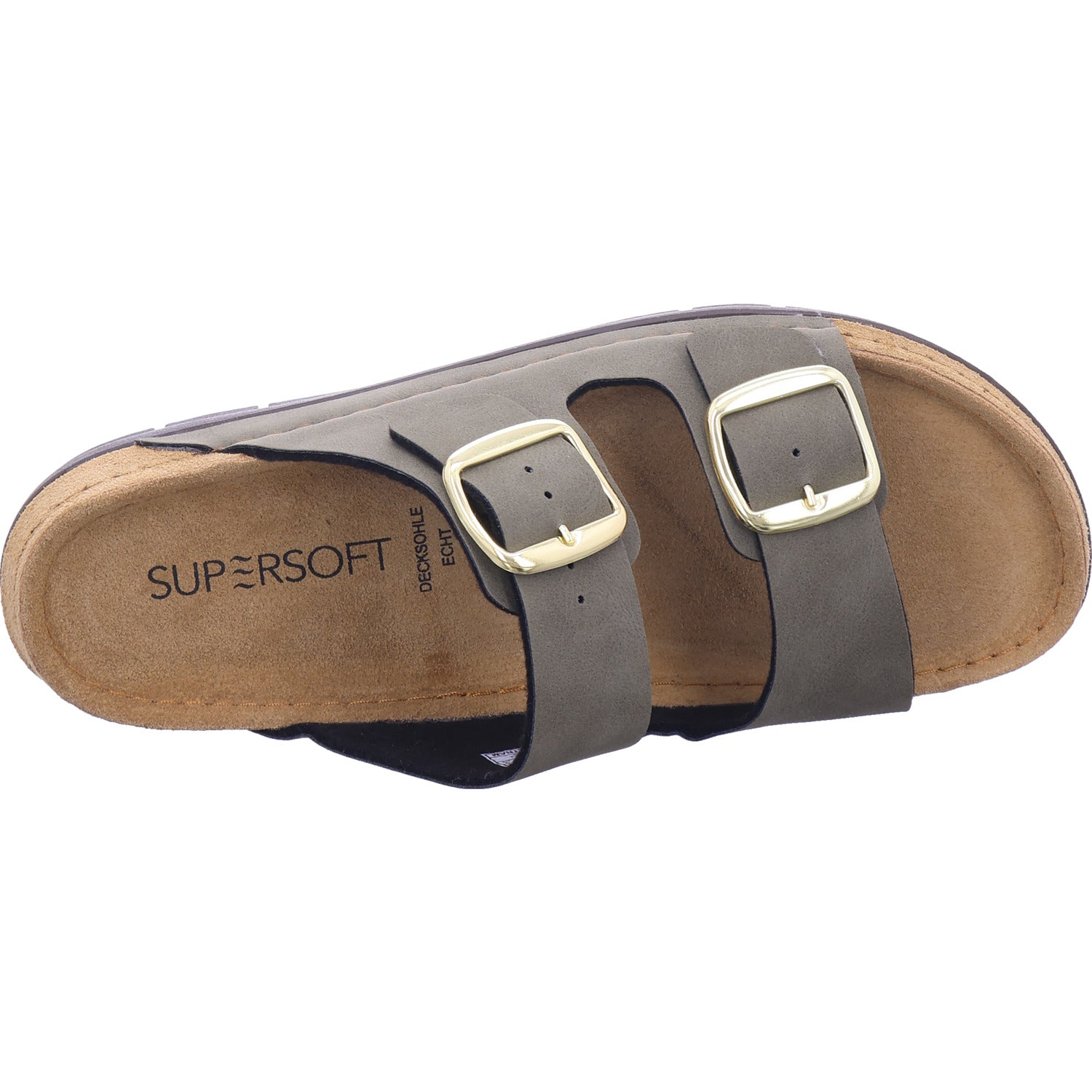 Dámské pantofle Planet Footwear v zelené barvě