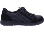 Varomed Herren Halbschuh Houston Schnürschuh Weite K in schwarz