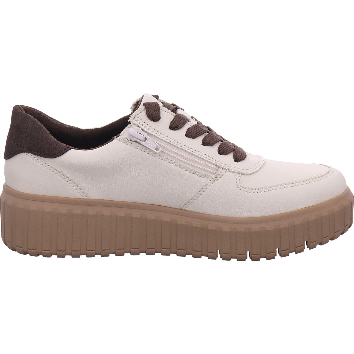 Jana Damen Sneaker  in beige
