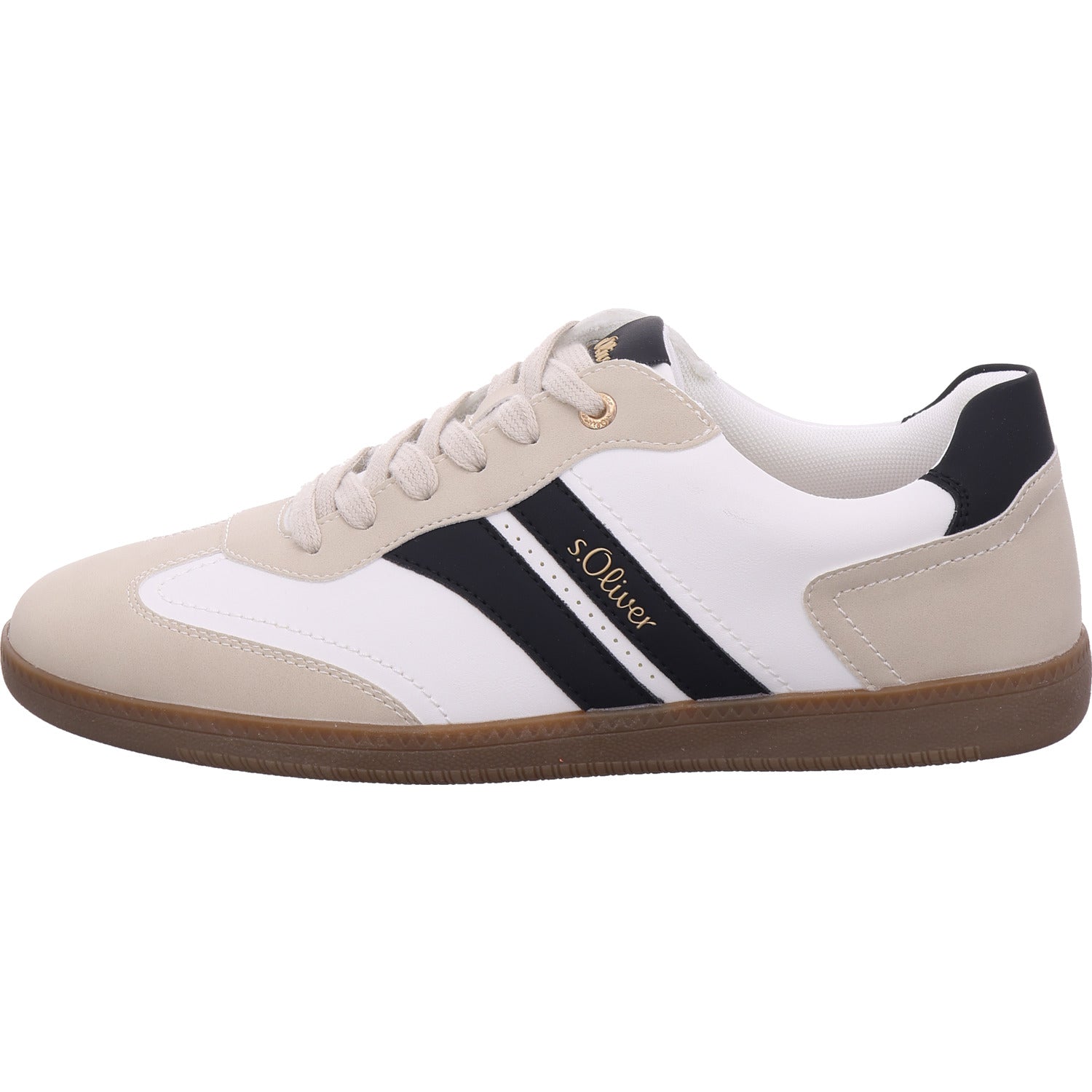 s.Oliver women's sneakers in beige