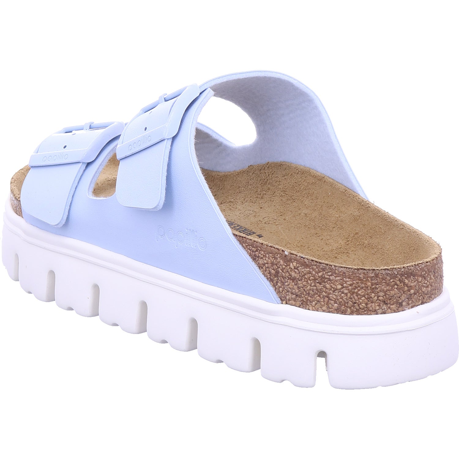Papillio women's mule Arizona Pap Chunky Birko-Flor in light blue
