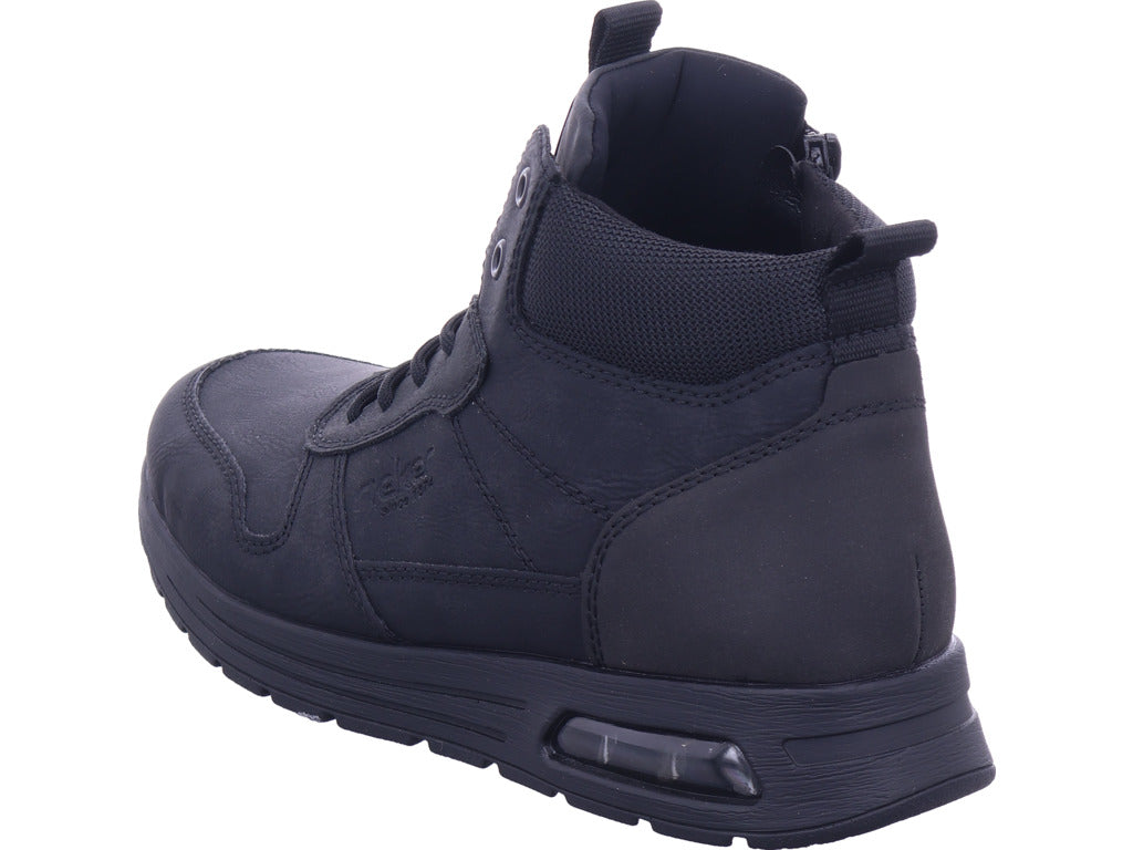 Pánské šněrovací boty Rieker Hwk pánské boty v černé barvě