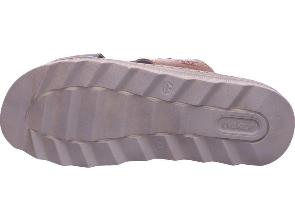 Rieker Herren Pantolette Fsk Herren Sandalen in grau