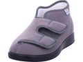 Varomed Unisex - Erwachsene Hausschuh Genua Klettschuh in grau