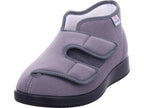 Varomed Unisex - Erwachsene Hausschuh Genua Klettschuh in grau