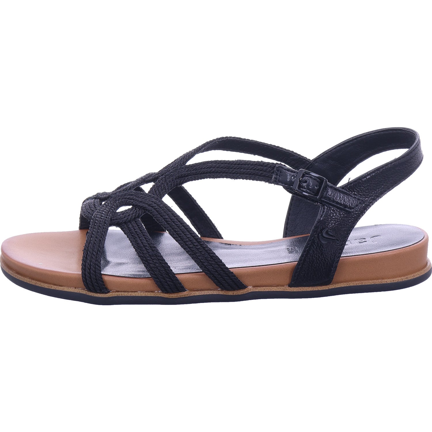 Jana Damen Sandale  in schwarz