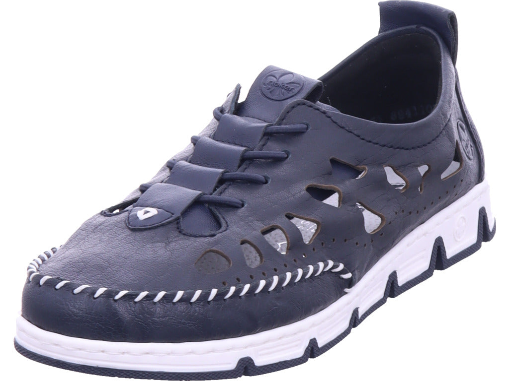 Rieker Damen Slipper  in blau
