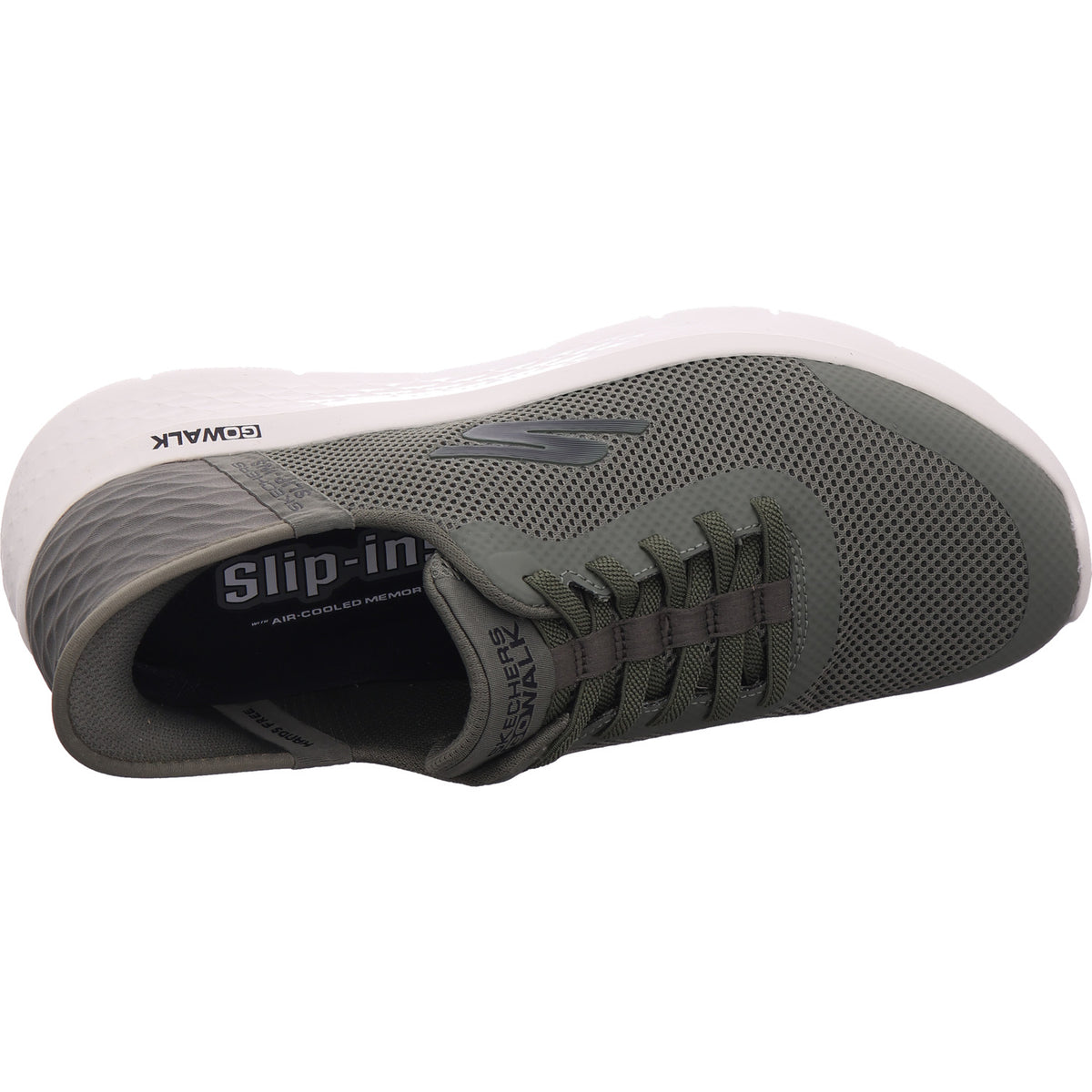 SKECHERS Herren Slipper Go Walk Flex in grün