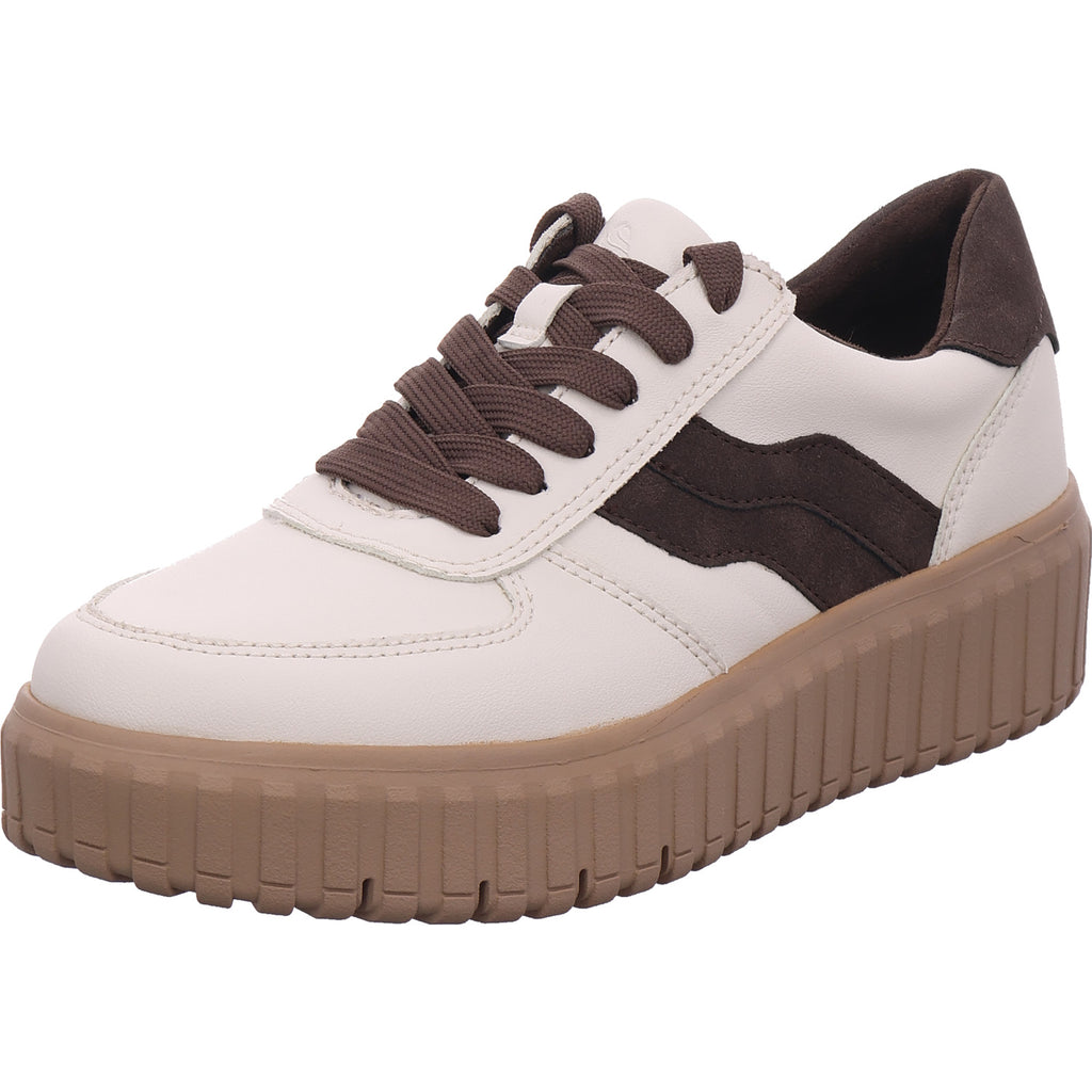 Jana Damen Sneaker  in beige