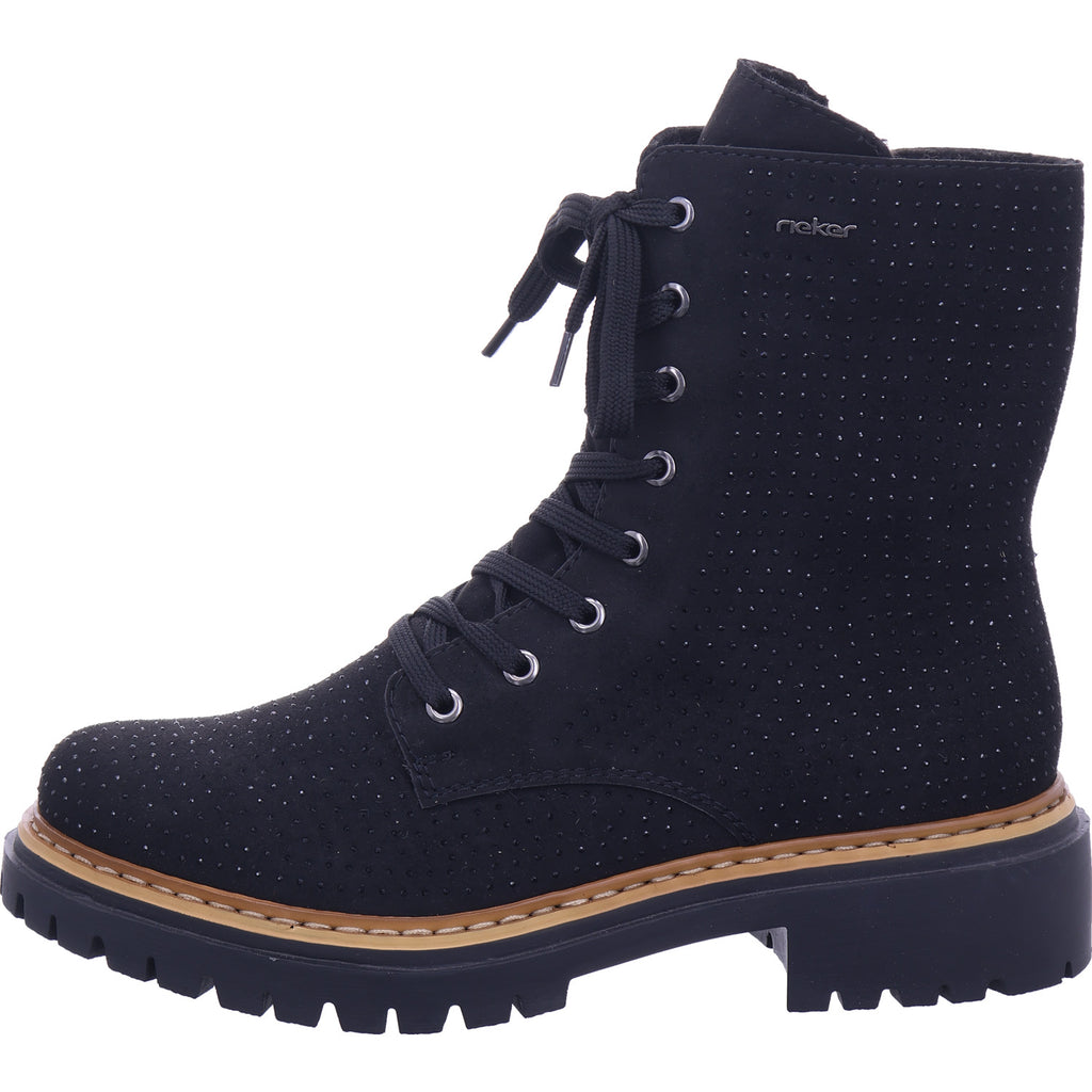 Rieker Damen Stiefelette  in schwarz