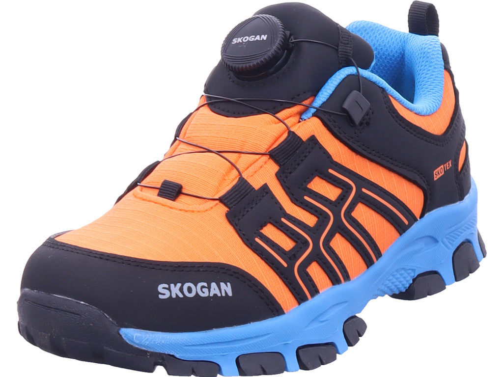 Skogan Unisex – dětská turistická obuv v oranžové barvě