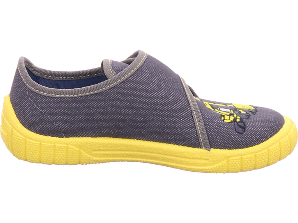 Superfit Boys' Slipper Textile \ Bill in Grey