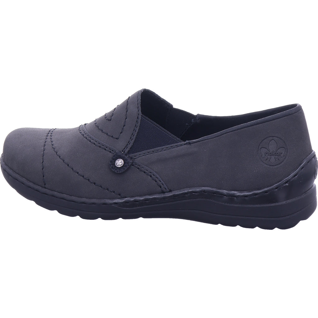 Rieker Damen Slipper  in grau