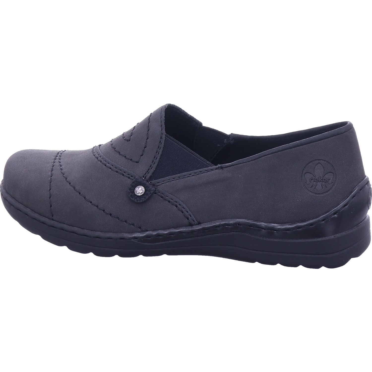 Rieker Damen Slipper  in grau