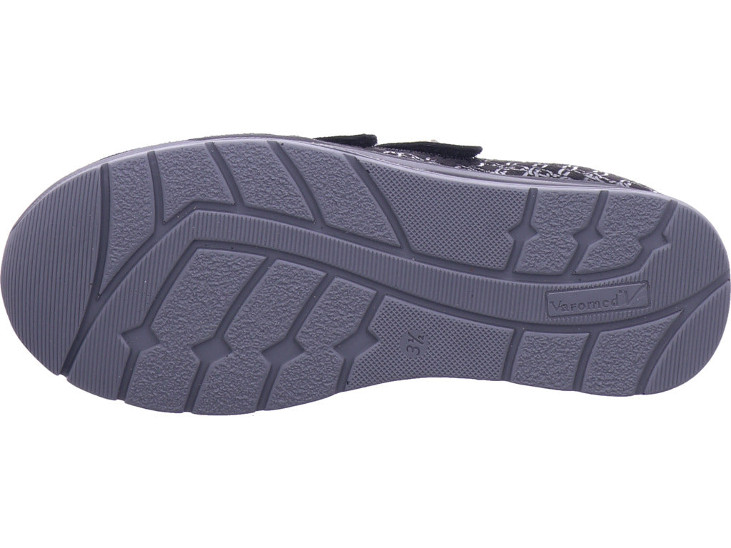 Varomed Damen Halbschuh Trenton Klettschuh in schwarz