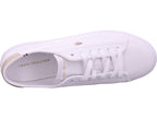Tommy Hilfiger Damen Textilschuh Lace Up Sneaker in weiß