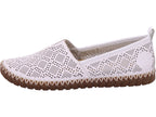 Rieker Damen Slipper Fsk Damen Halbschuhe in weiß