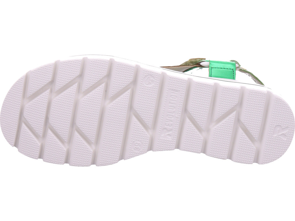 Rieker Damen Sandale Fsk Damen Sandalen in grün