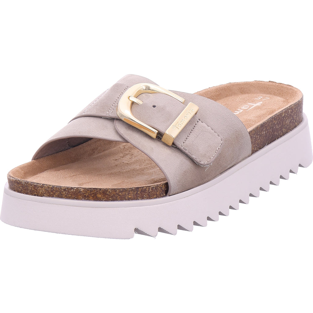 Tamaris Damen Pantolette  in beige
