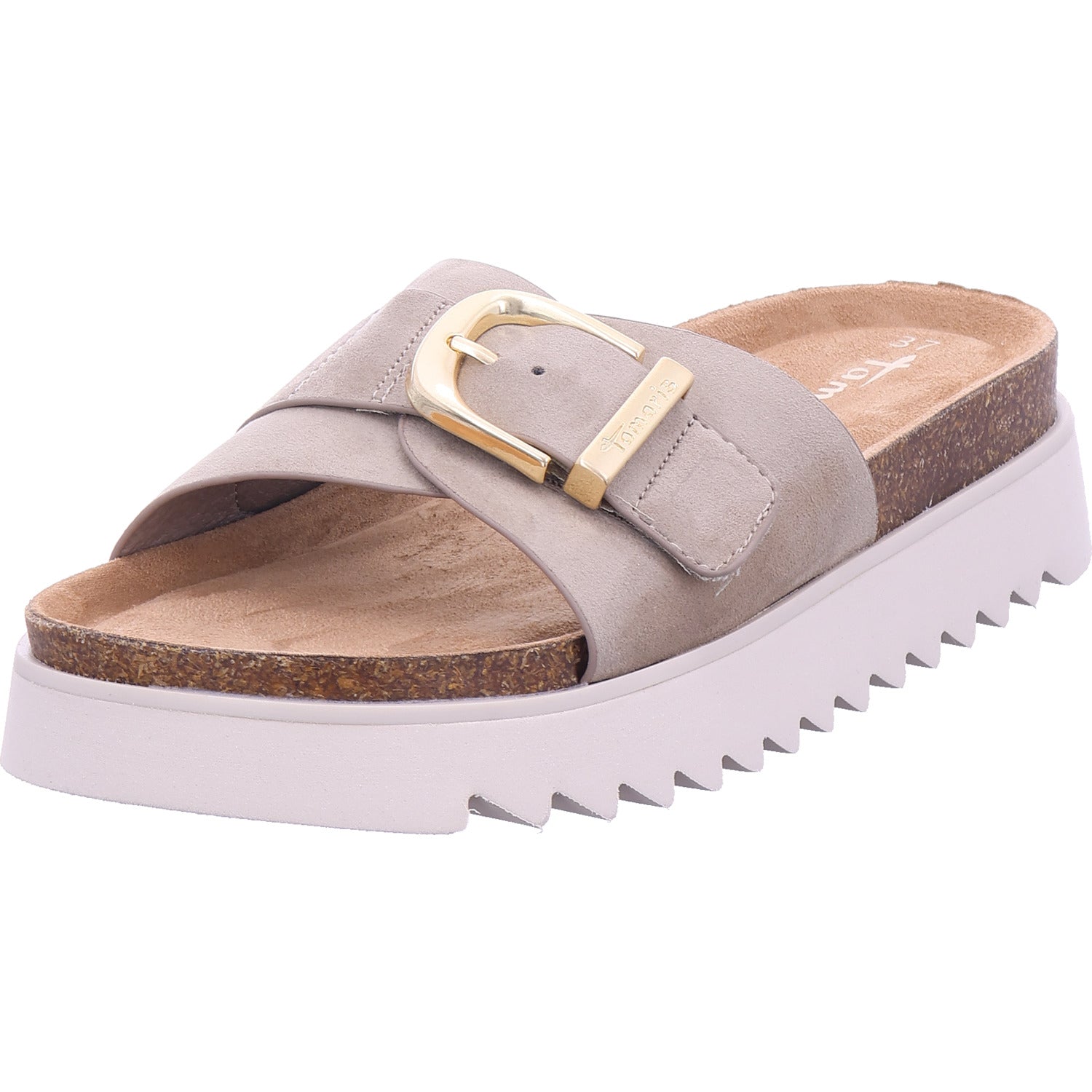 Tamaris Damen Pantolette  in beige