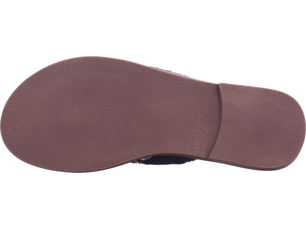 Queens Damen Pantolette  in schwarz