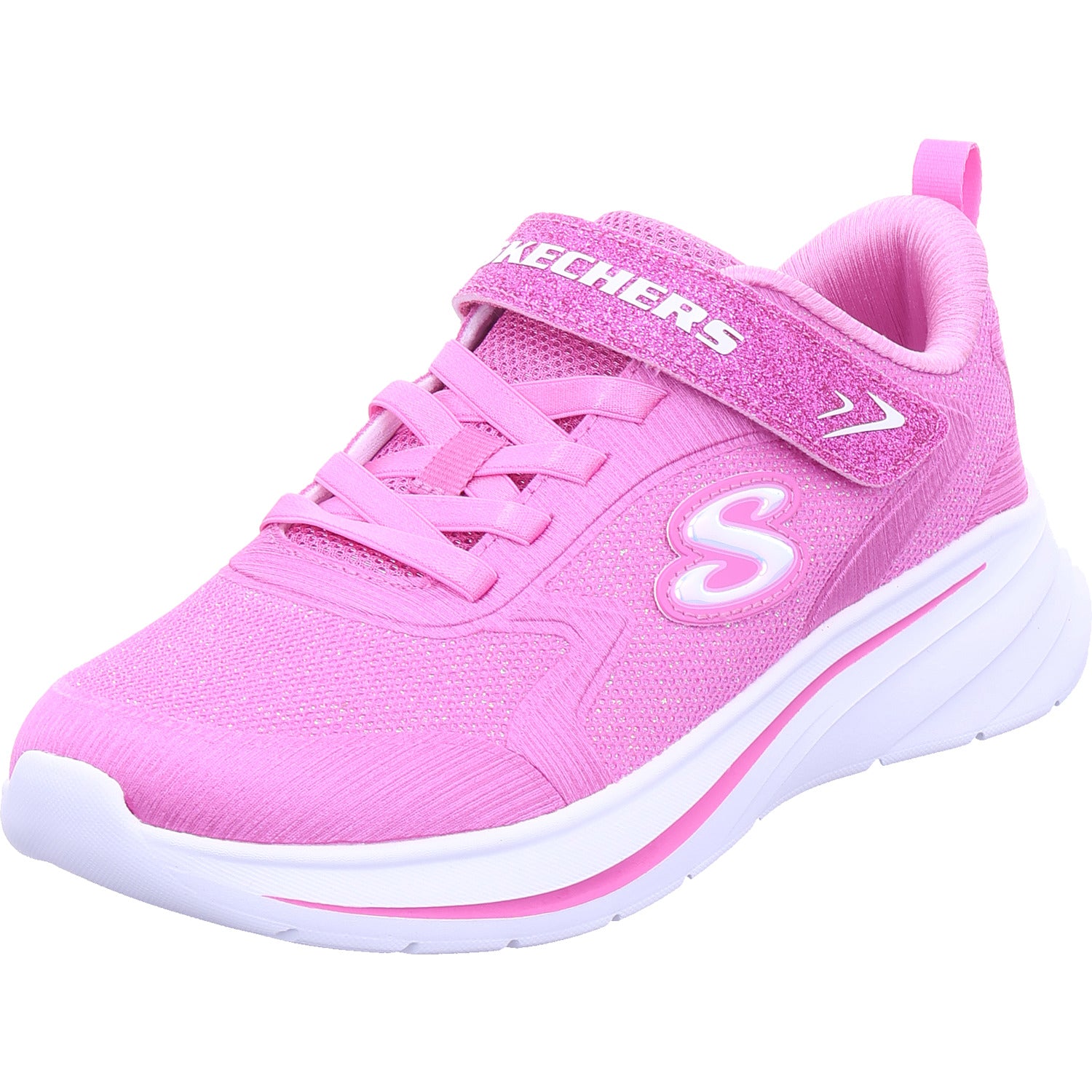 SKECHERS Girls' Sneaker Wave 92 in Pink