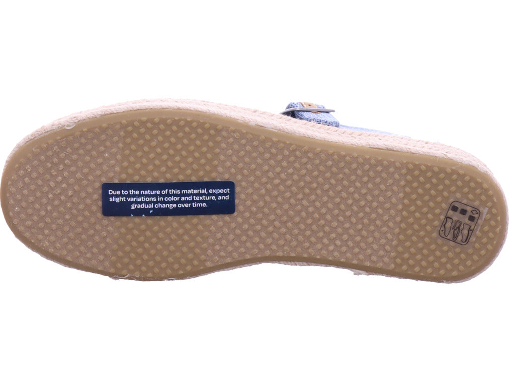 TOMS Women's Espadrille Flats in blue