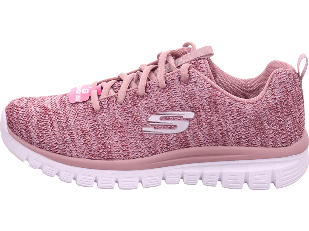 SKECHERS Dámské tenisky v červené barvě