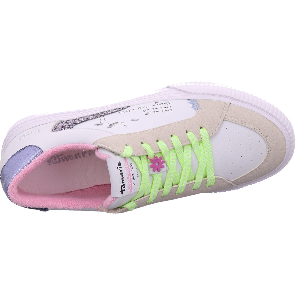 Tamaris Damen Sneaker  in weiß