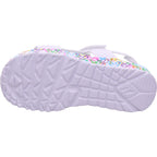 SKECHERS Girls' Uno Lite Sandal in white