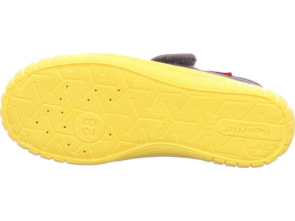 Superfit Boys' Slipper Textile \ Bill in Grey