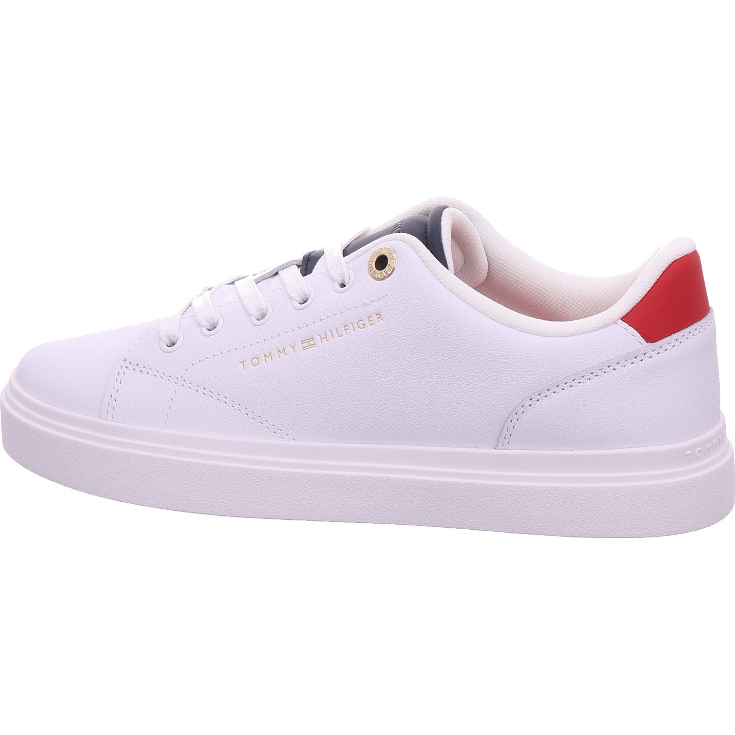 Tommy Hilfiger Damen Sneaker Th Feminine Cupsole Leather in weiß