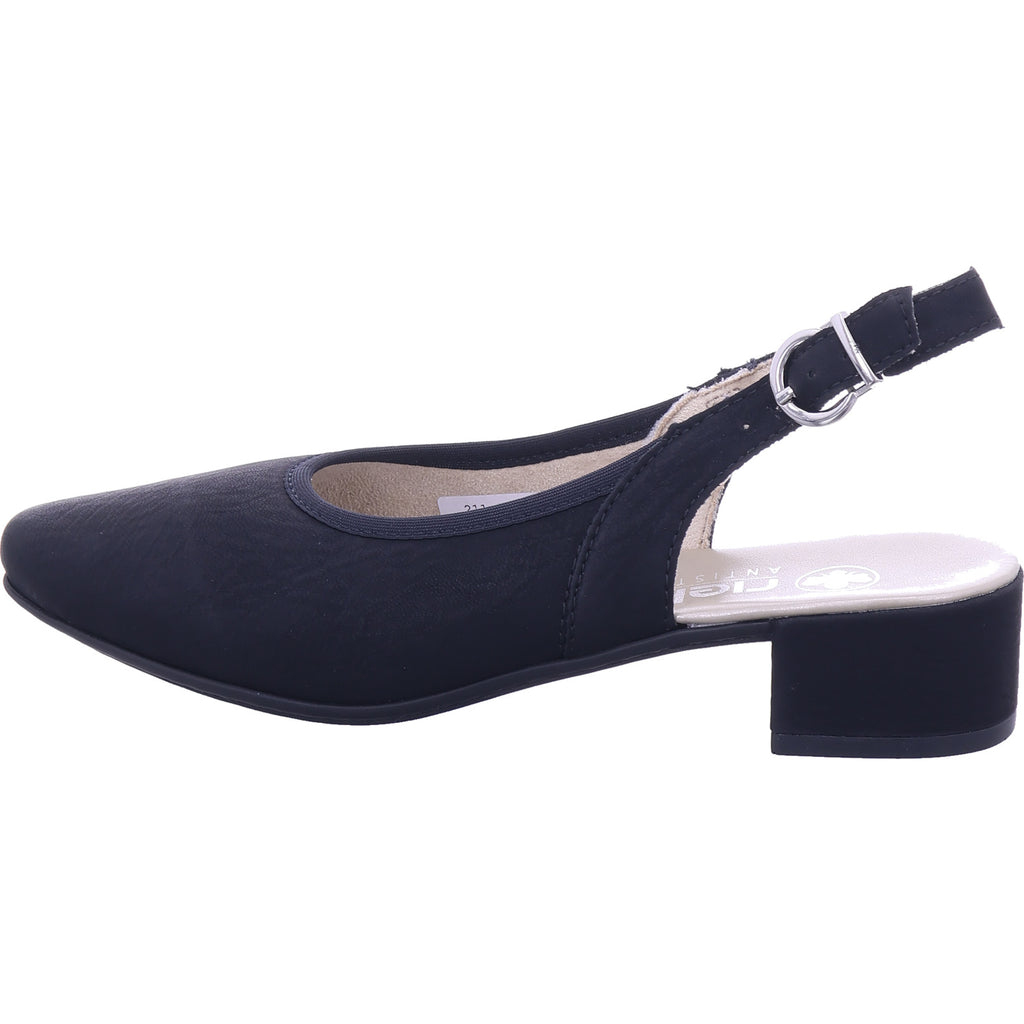 Rieker Damen Pump Fsk Damen Halbschuhe in schwarz