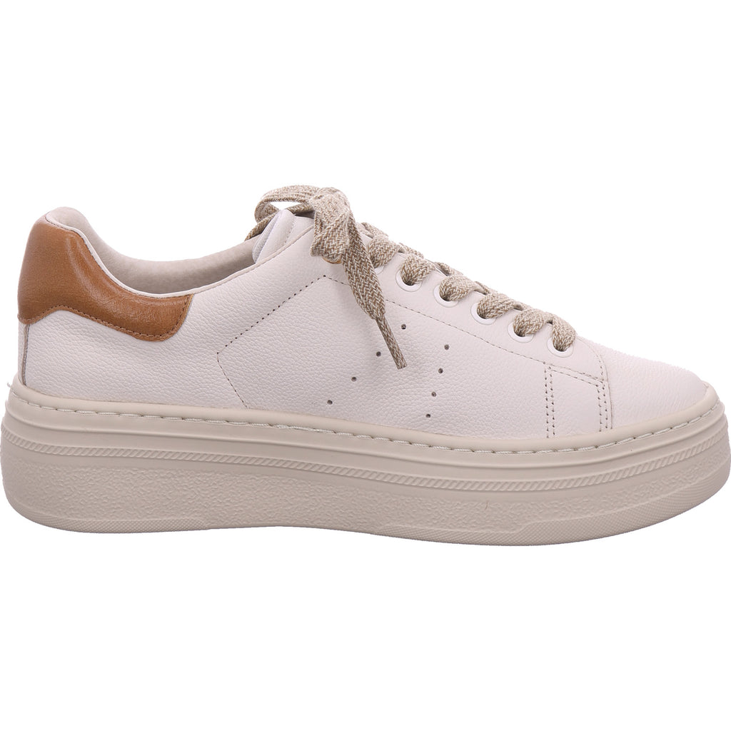 Tamaris women's low shoes in white